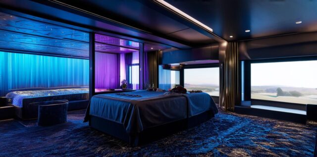 What is an example of augmented reality in hospitality