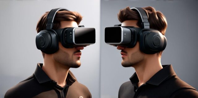 What is the major difference between virtual reality (vr) and augmented reality (ar) training?