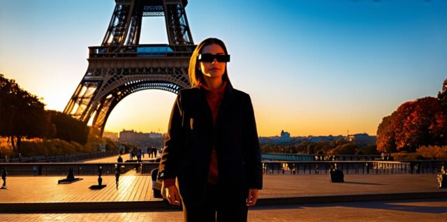 What is an example of augmented reality in tourism