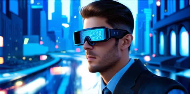 How does augmented reality glasses work